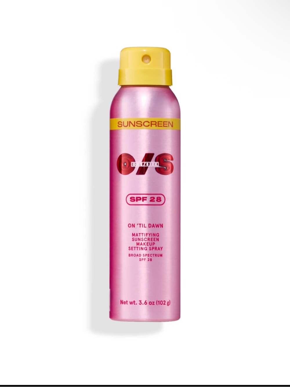 ONE/SIZE On 'Til Dawn Mattifying Sunscreen Makeup Setting Spray SPF 28